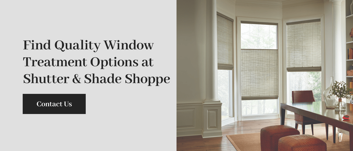 find quality window treatment options at shutter & shade shoppe